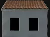 3D model Simple Mediterranean Farmhouse - Terracotta Roof- Stucco ...