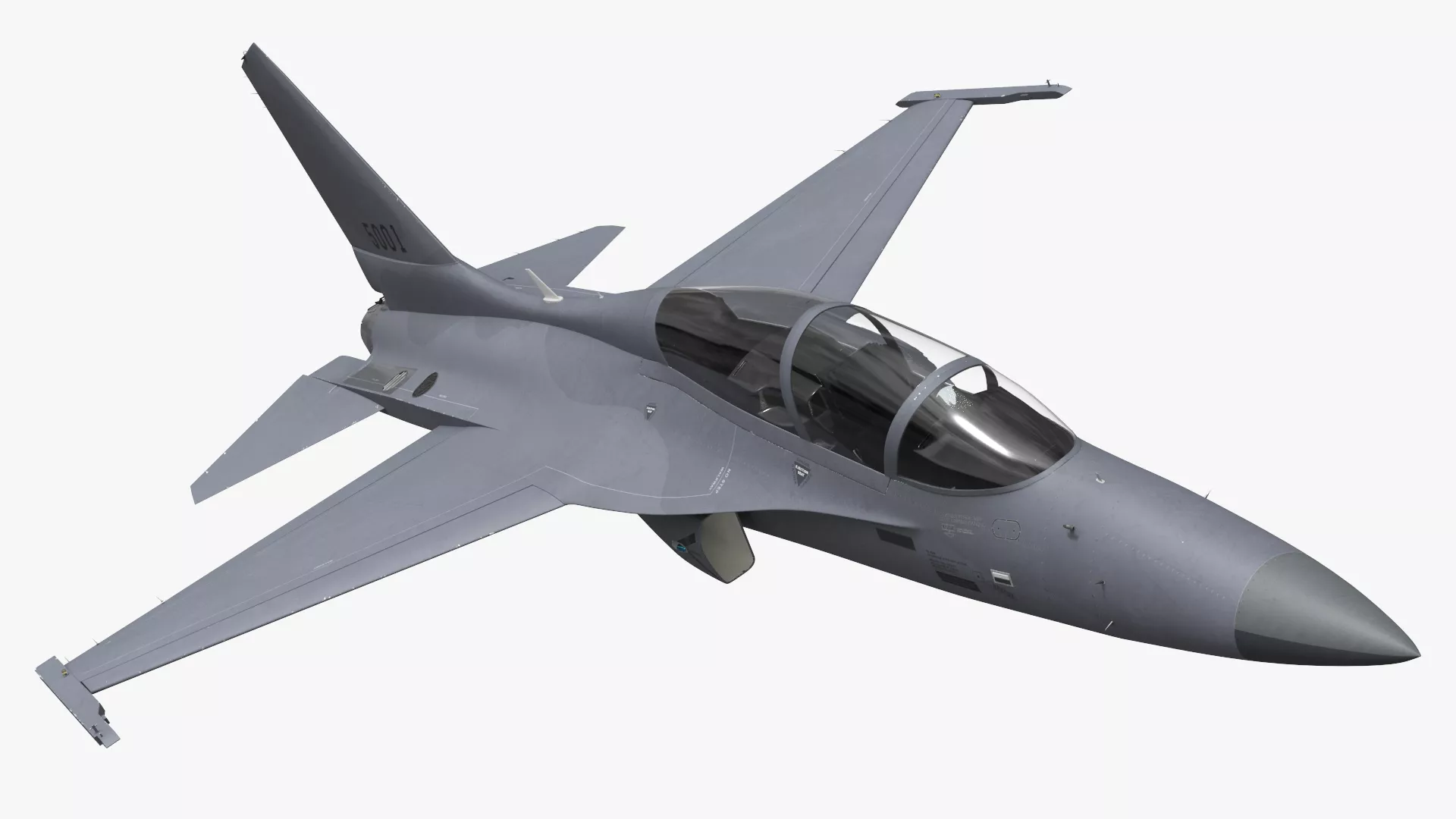 Tactical Fighter Trainer Rigged for Cinema 4D 3D model