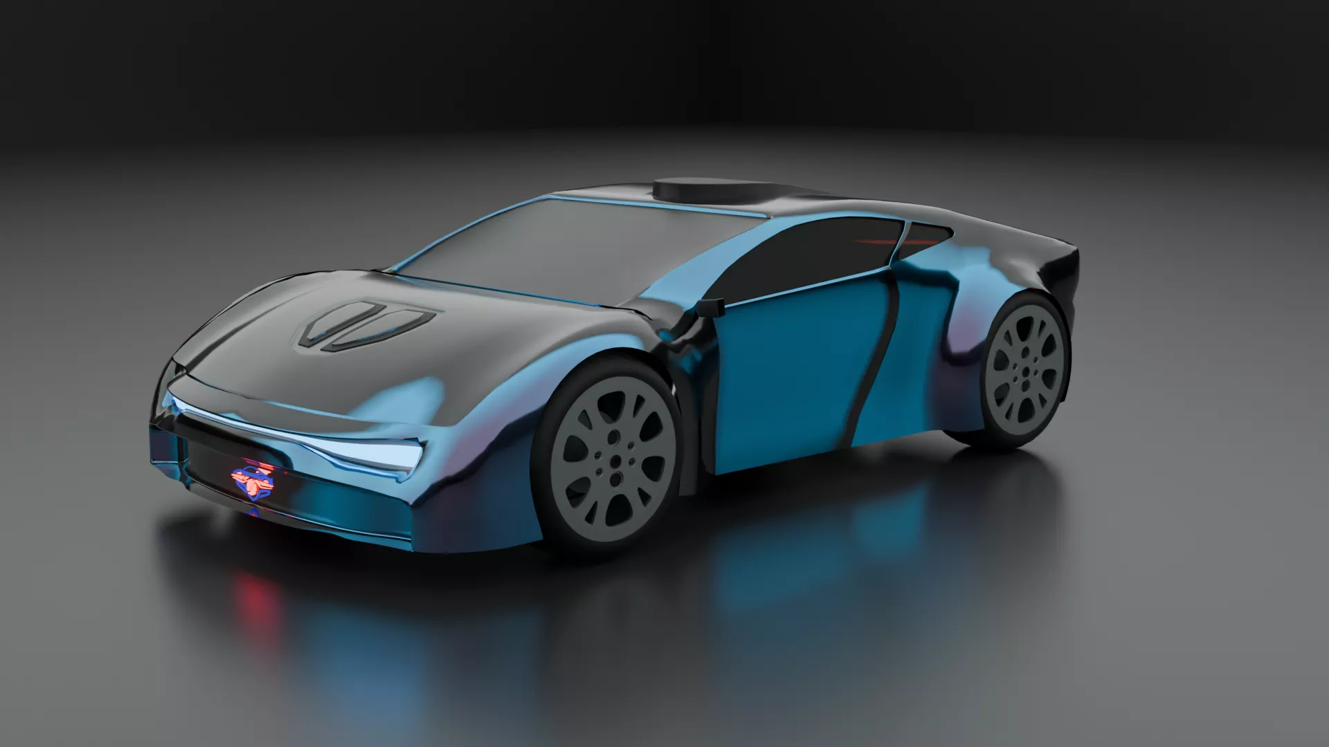 Ferrari Aetheria 2030 Low-poly 3D model