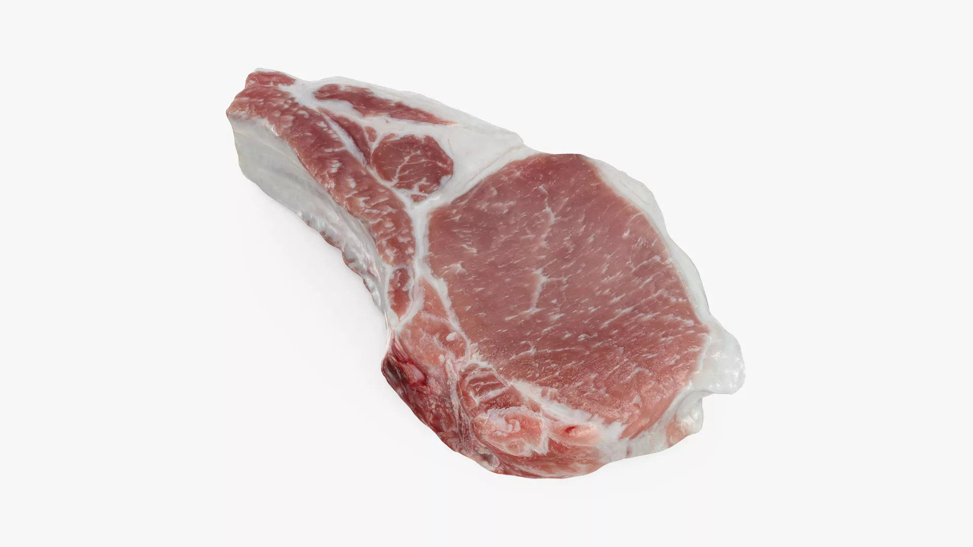 Pork Chop Low-poly 3D model
