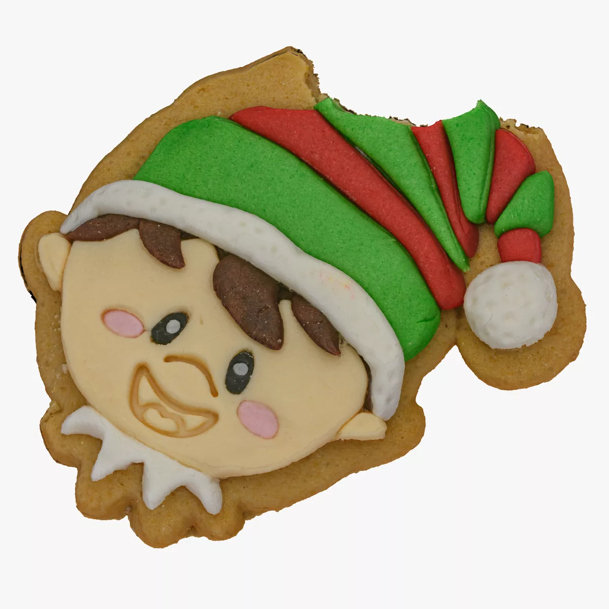 Elf Gingerbread Cookie 01 Bitten RAW Scan 3D model