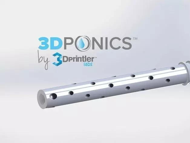 Sprinkler pipe with holes Free 3D print model_0