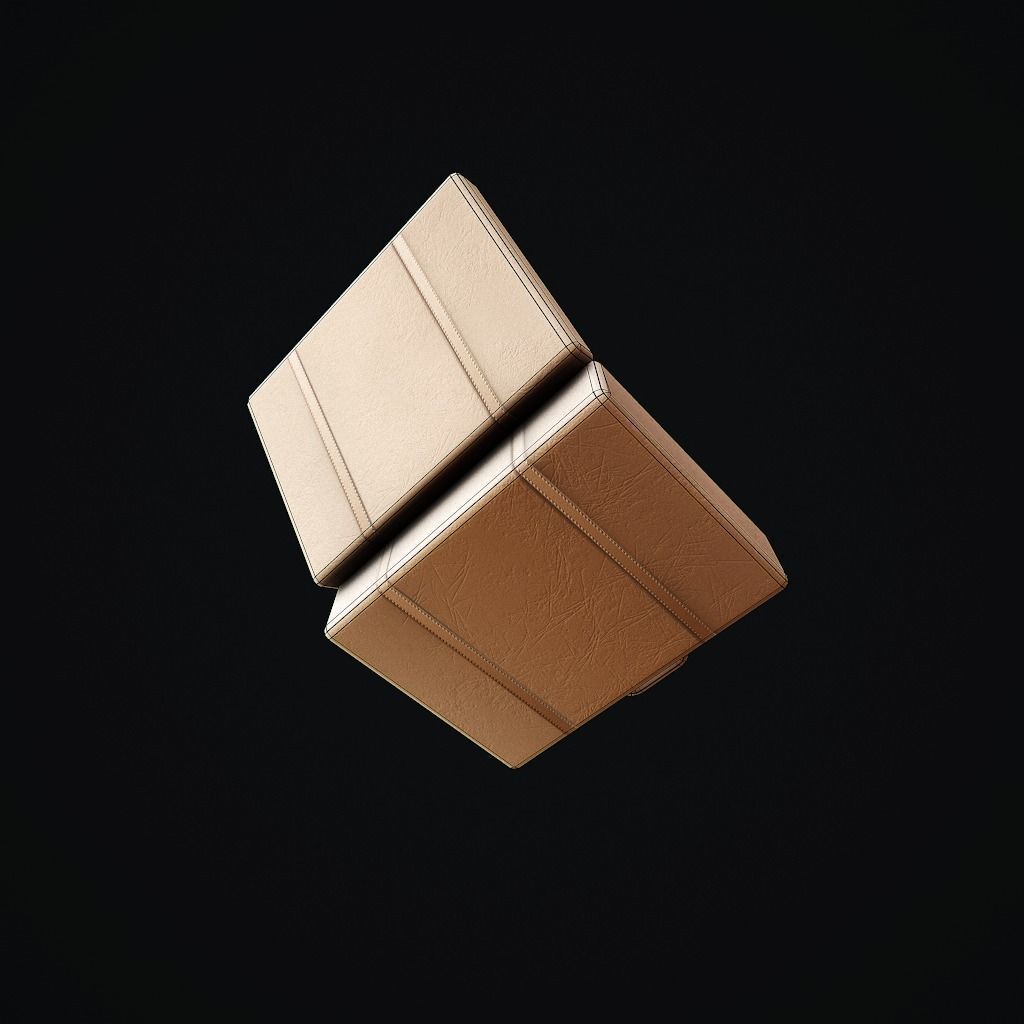 Old Suitcase pbr Low-poly 3D model_21