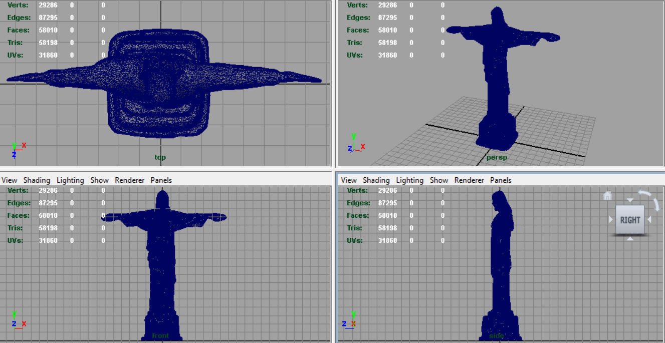 Cristo Redentor 3D model_11