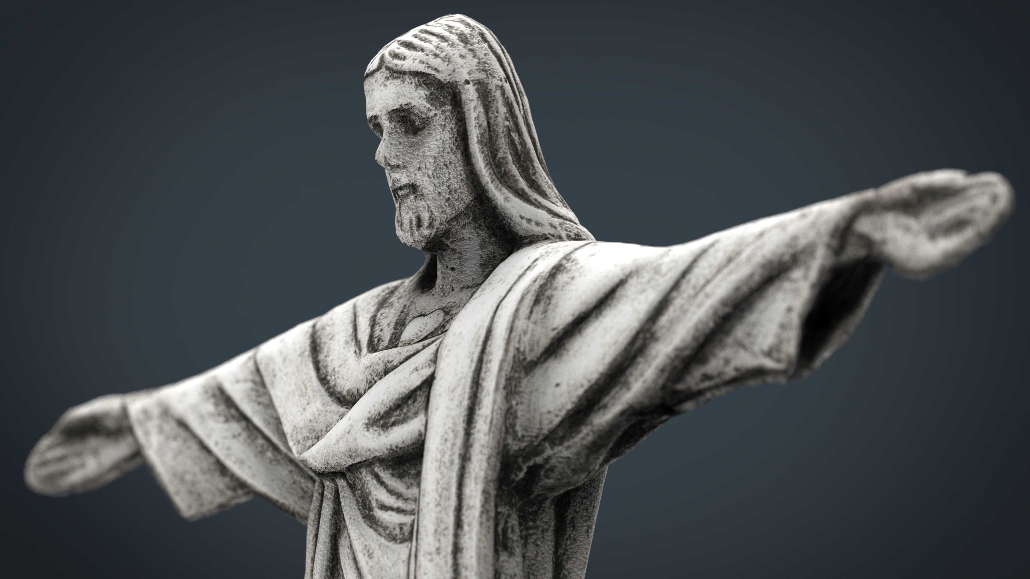 Cristo Redentor 3D model_14