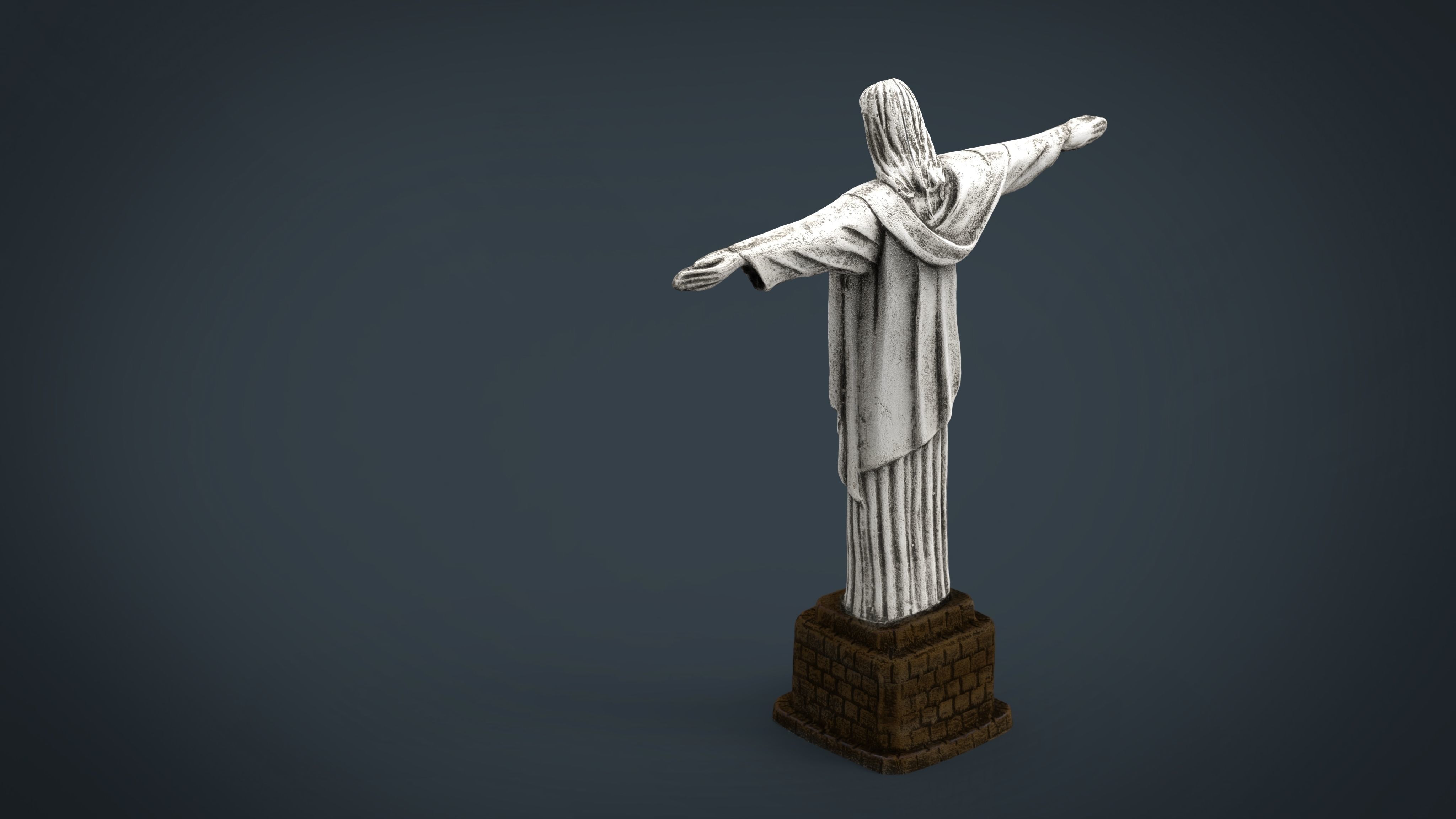 Cristo Redentor 3D model_5