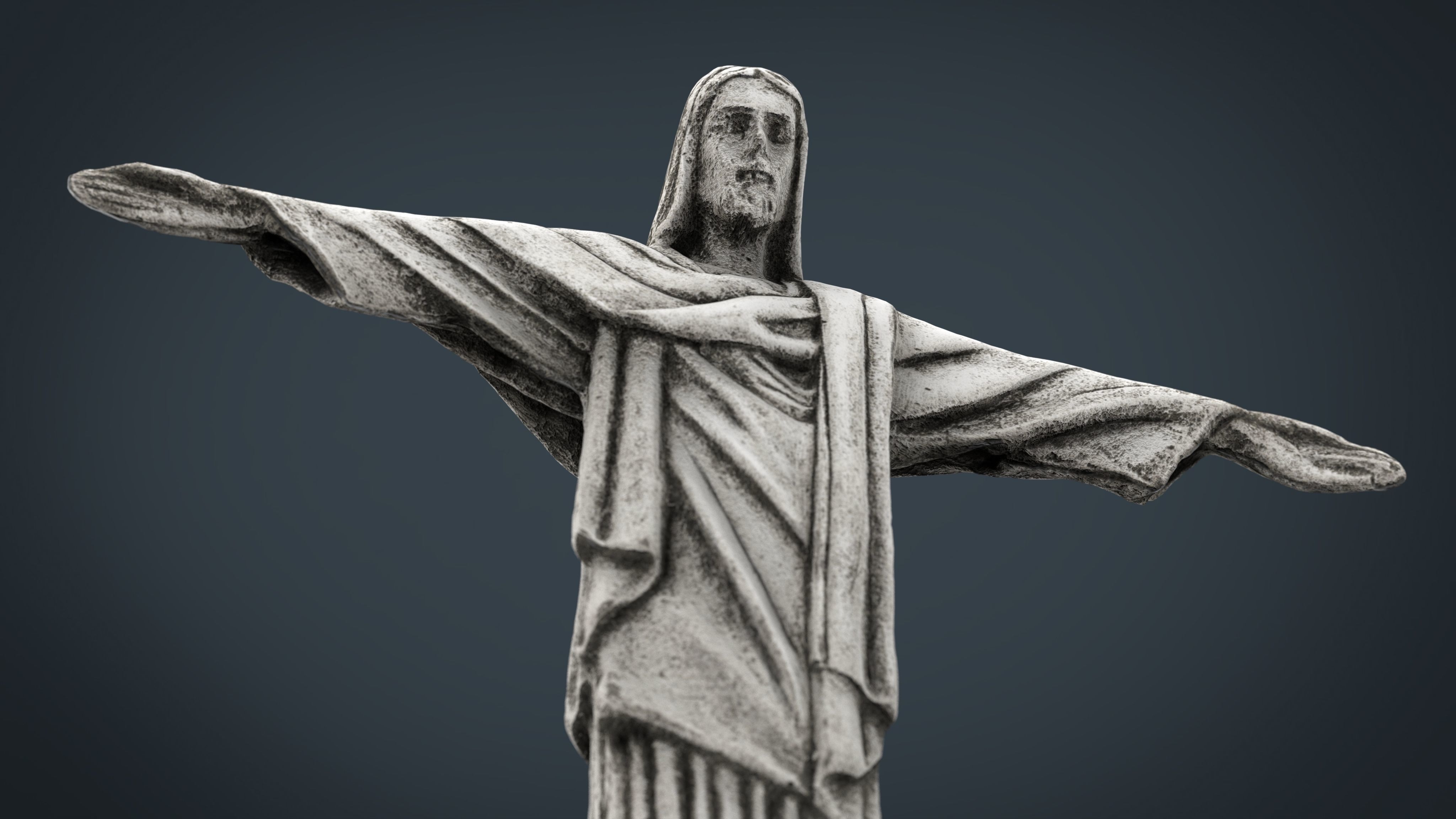 Cristo Redentor 3D model_7