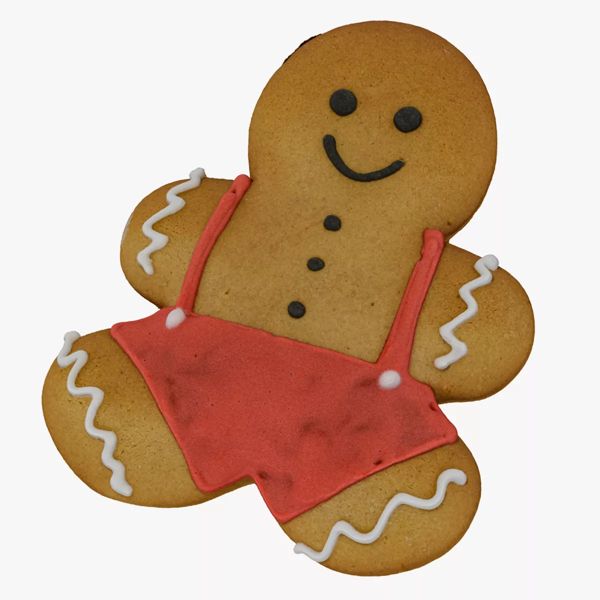 Gingerbread Man Cookie 01 RAW Scan 3D model