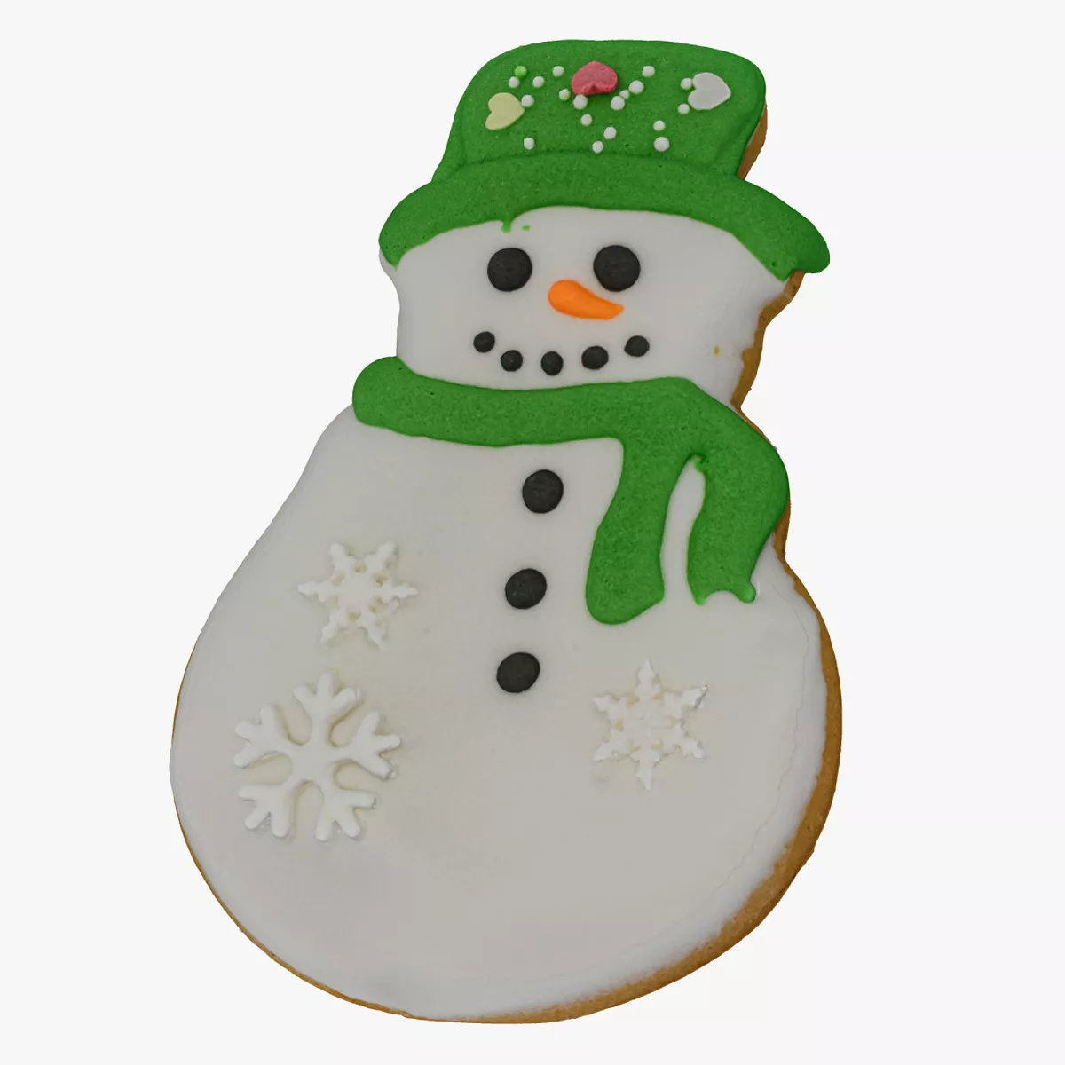 Snowman Gingerbread Cookie 01 RAW Scan 3D model