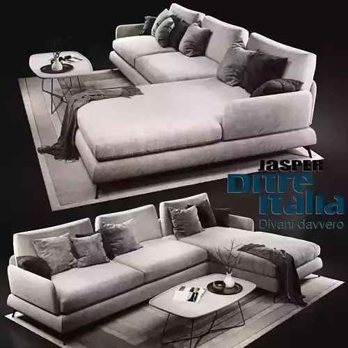 Sofa Ditre italia jasper 3D model