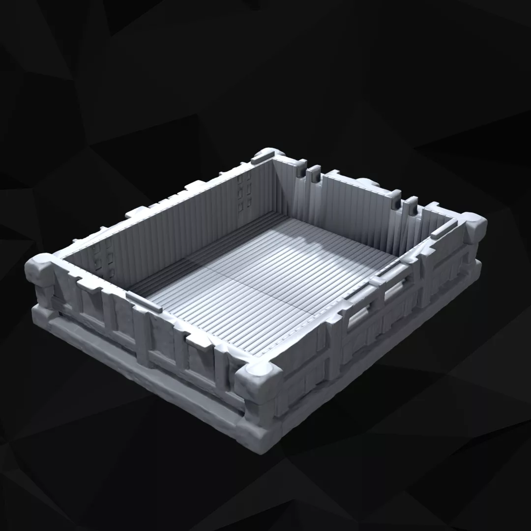 Stylized Middle Ages 07 Tabletop Terrain 3D print model
