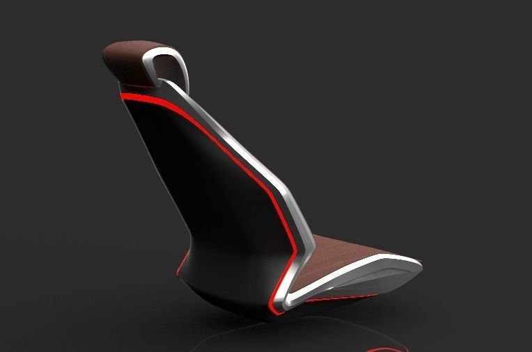 seat car  3D model_4