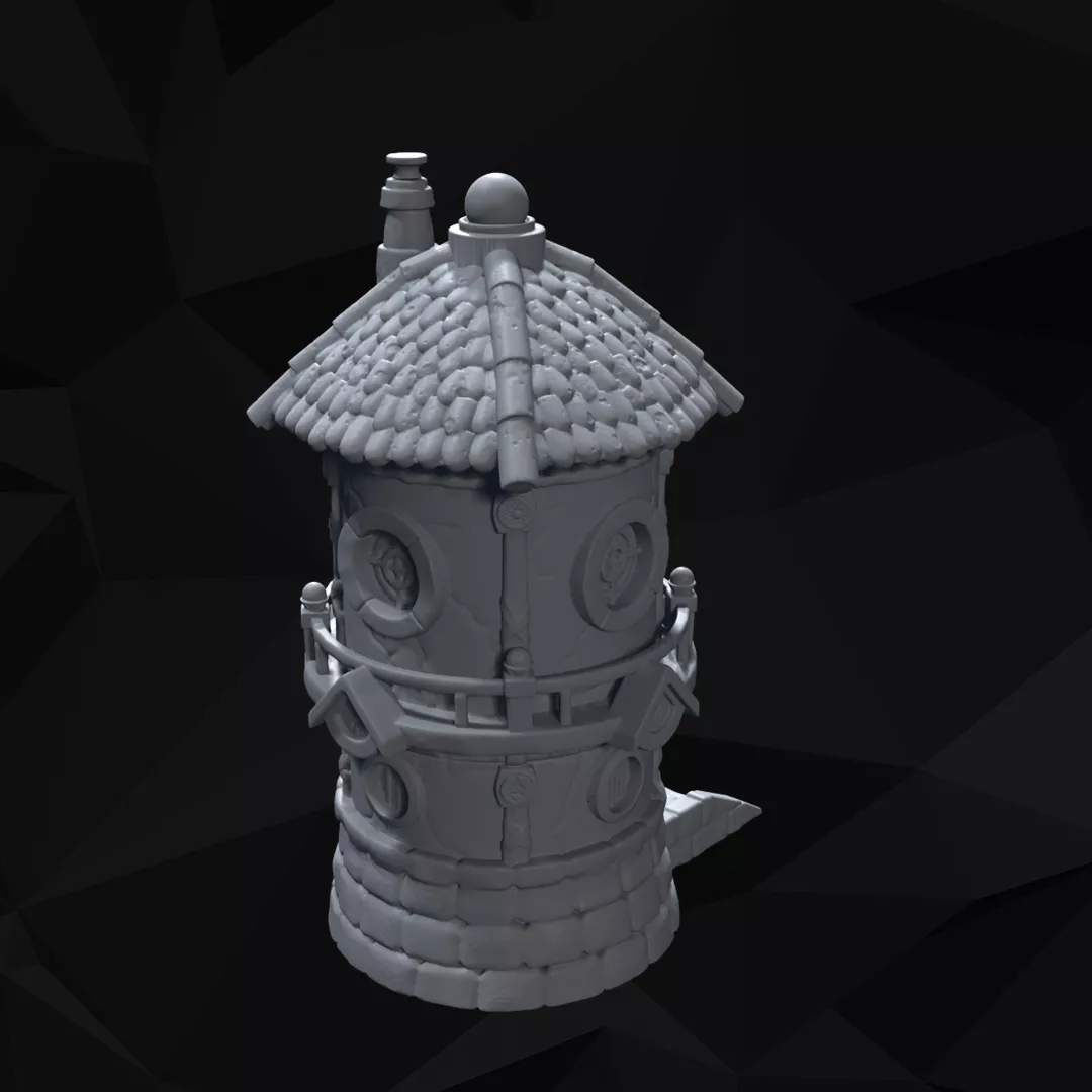 Dwarven Architecture 05 Tabletop Terrain 3D print model