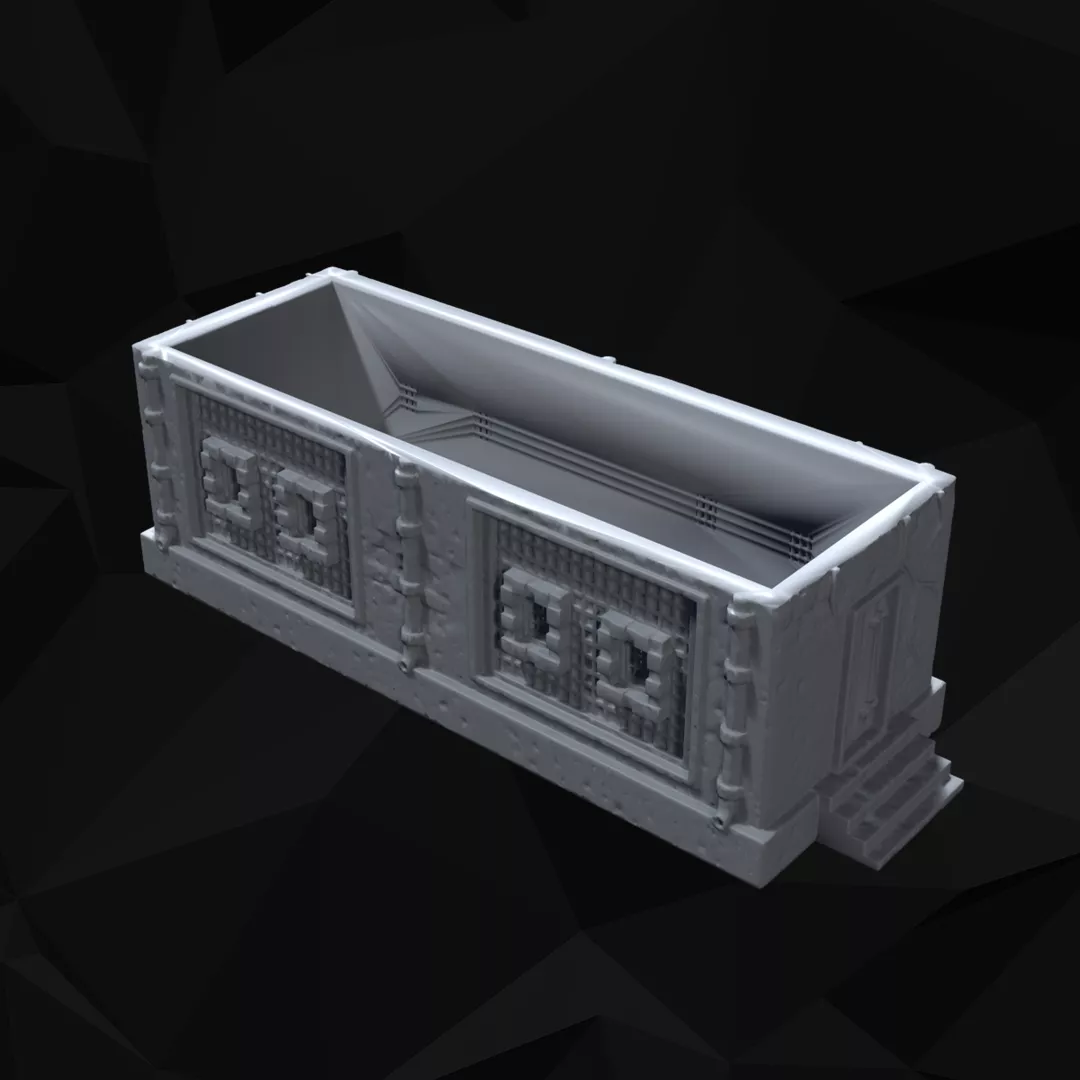 Gothic Stylized World 07 3 Piece Set 3D print model