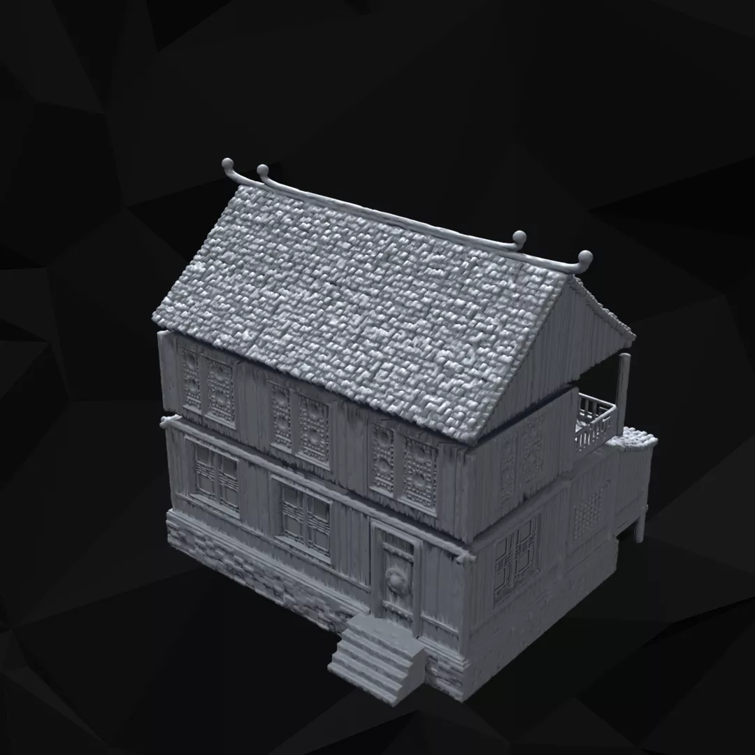 Feudal Japan Part 2 09 Tabletop Terrain 3D print model