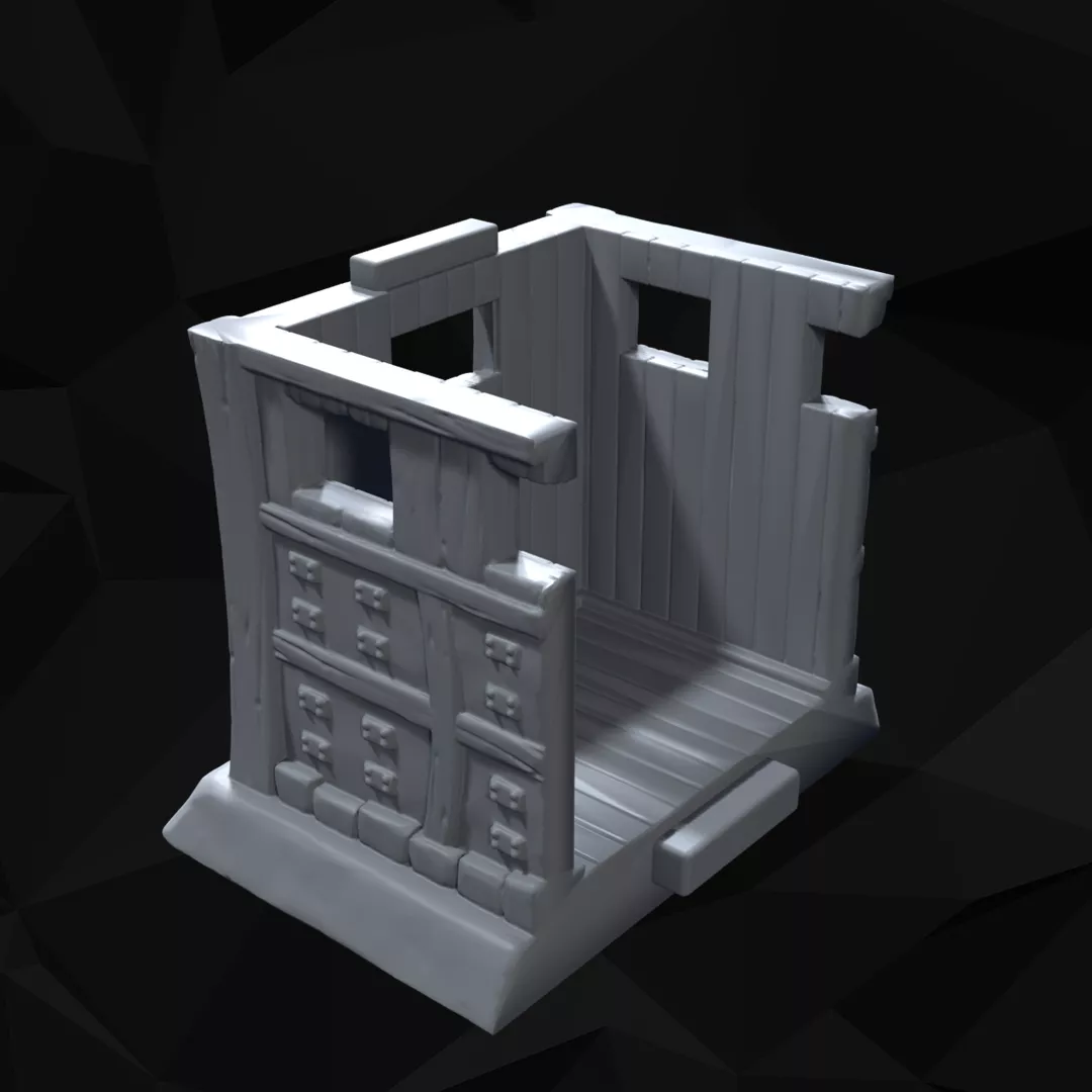 Feudal Japan 32mm 4 Piece Set 3D print model