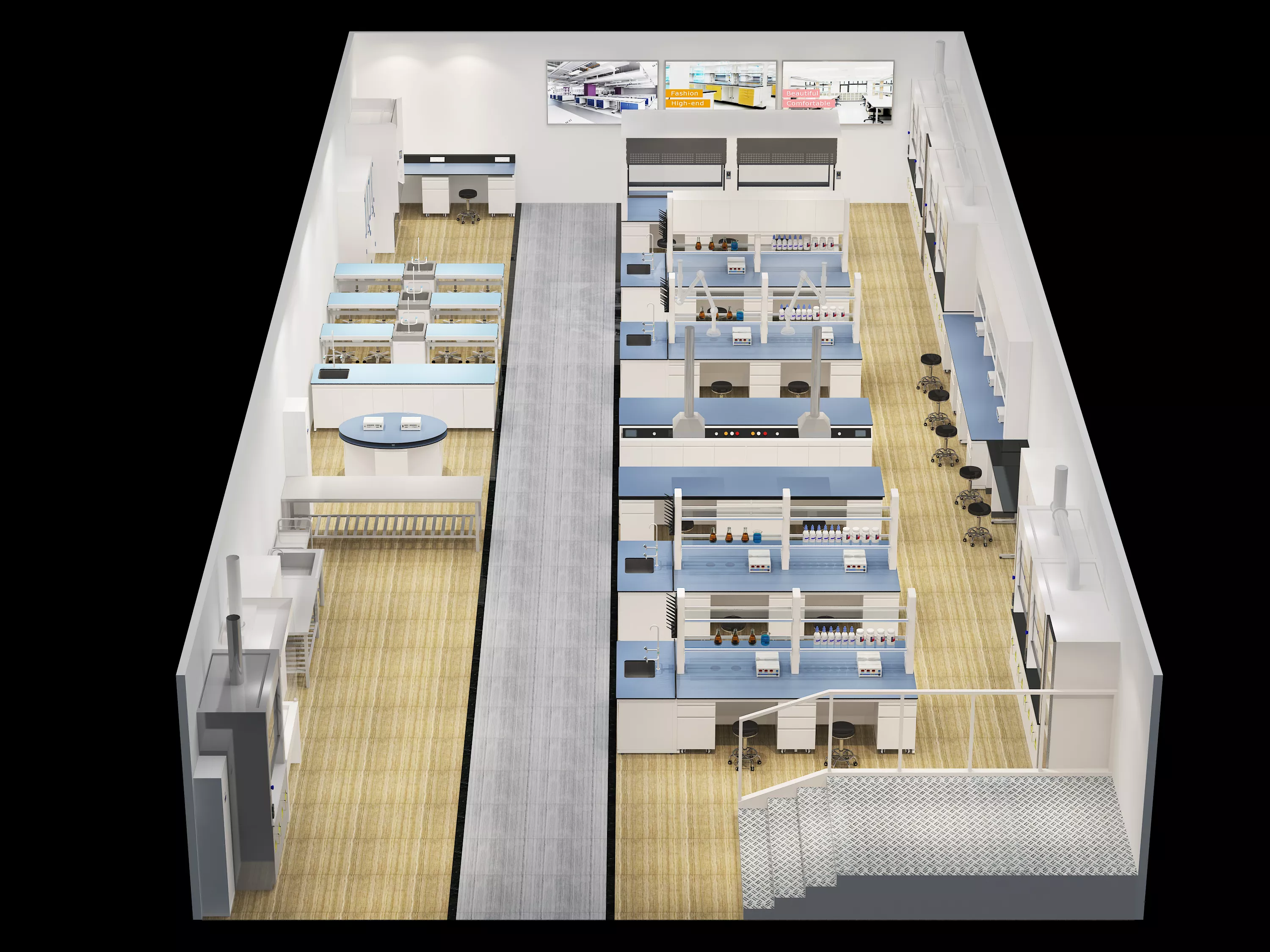 interior laboratory01 3D model