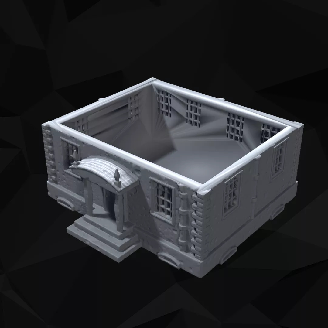 Gothic Stylized World 03 5 Piece Set 3D print model