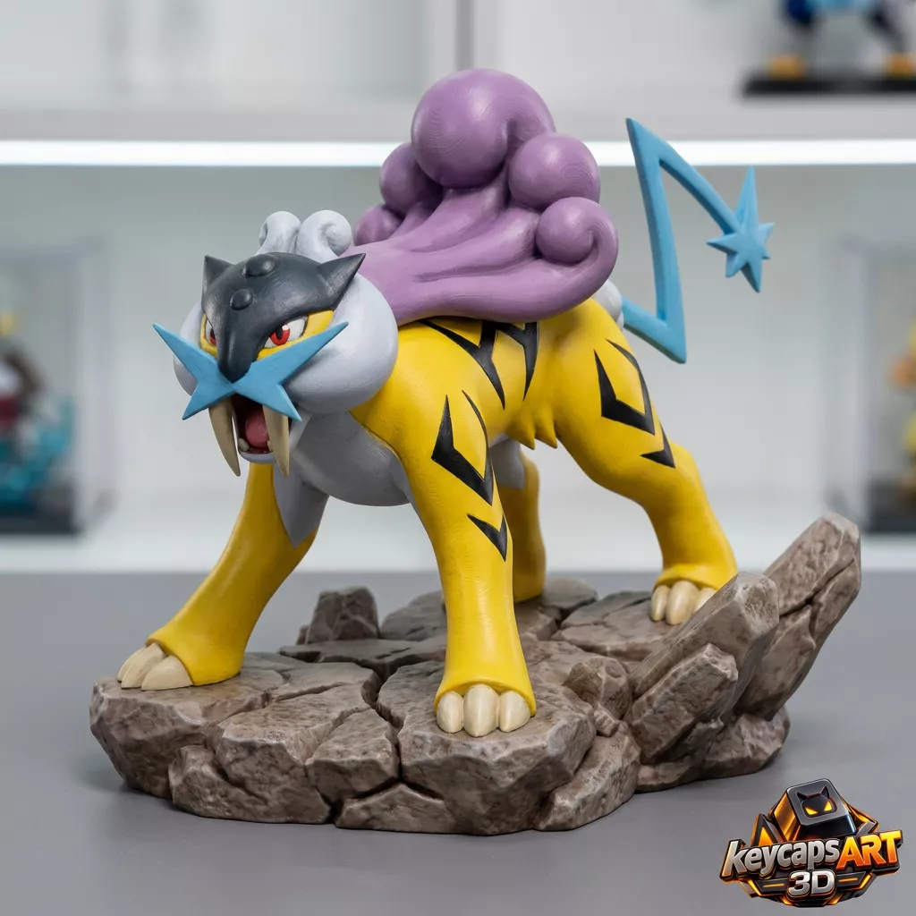 Raikou 3D Printable STL File Resin Figure 3D print model