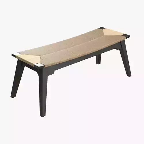 Bed curved bench