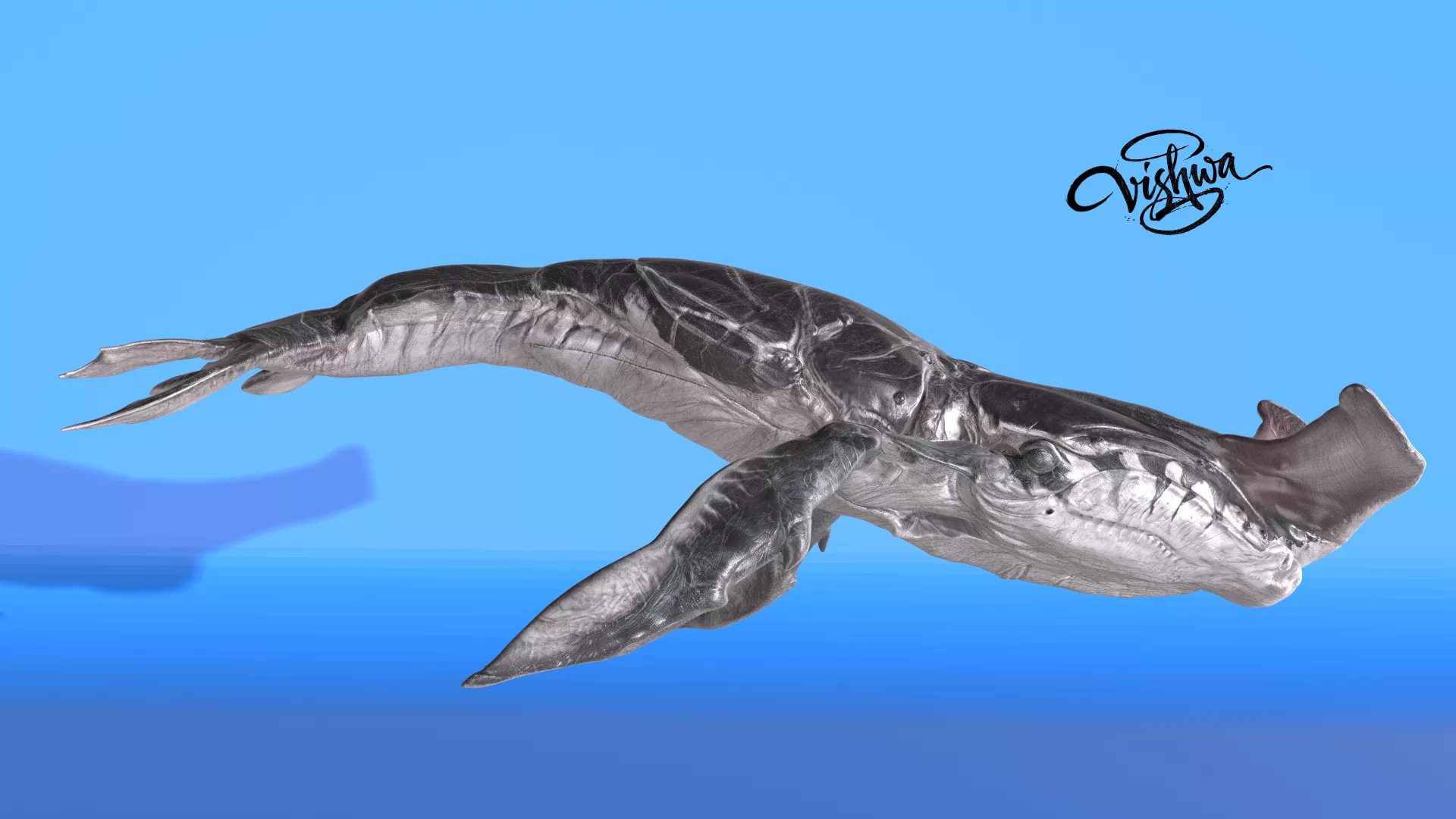 Tulkun - Avatar The Way Of Water Deep Sea Leviathan Low-poly 3D model