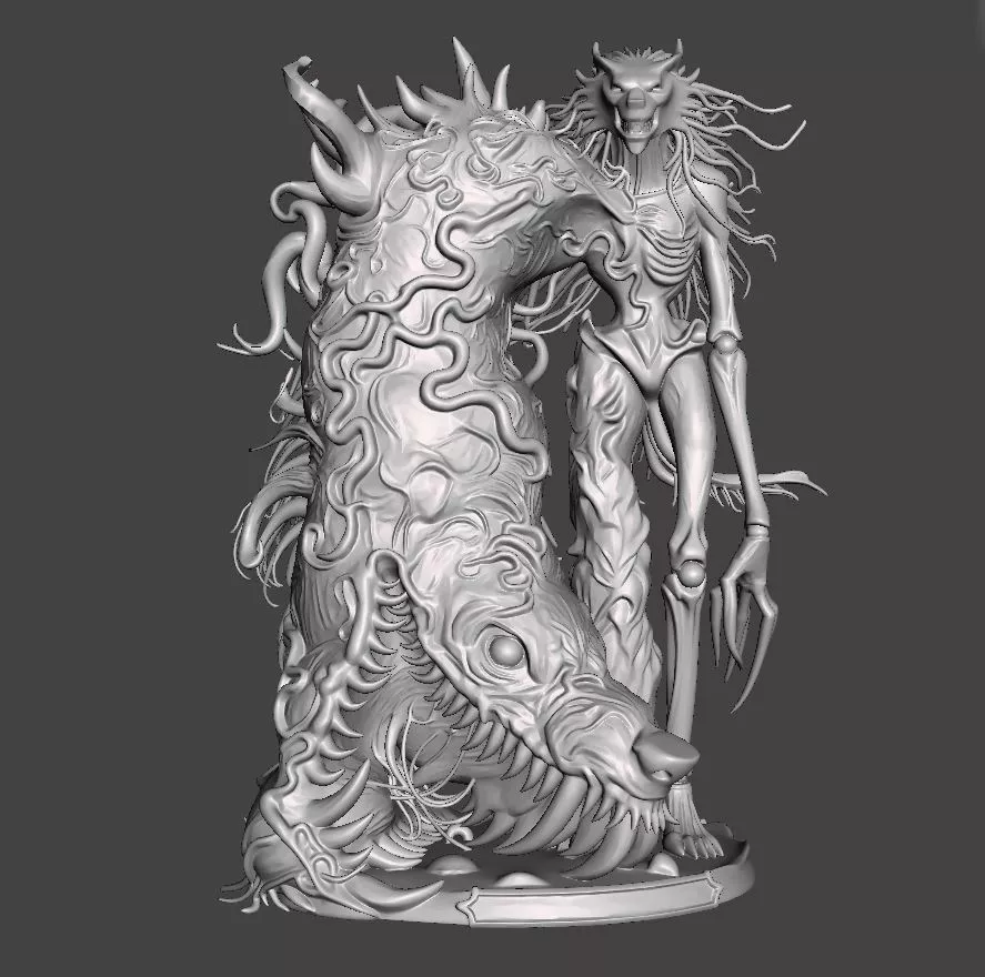 Gloom Beast Symbiote 3D print model