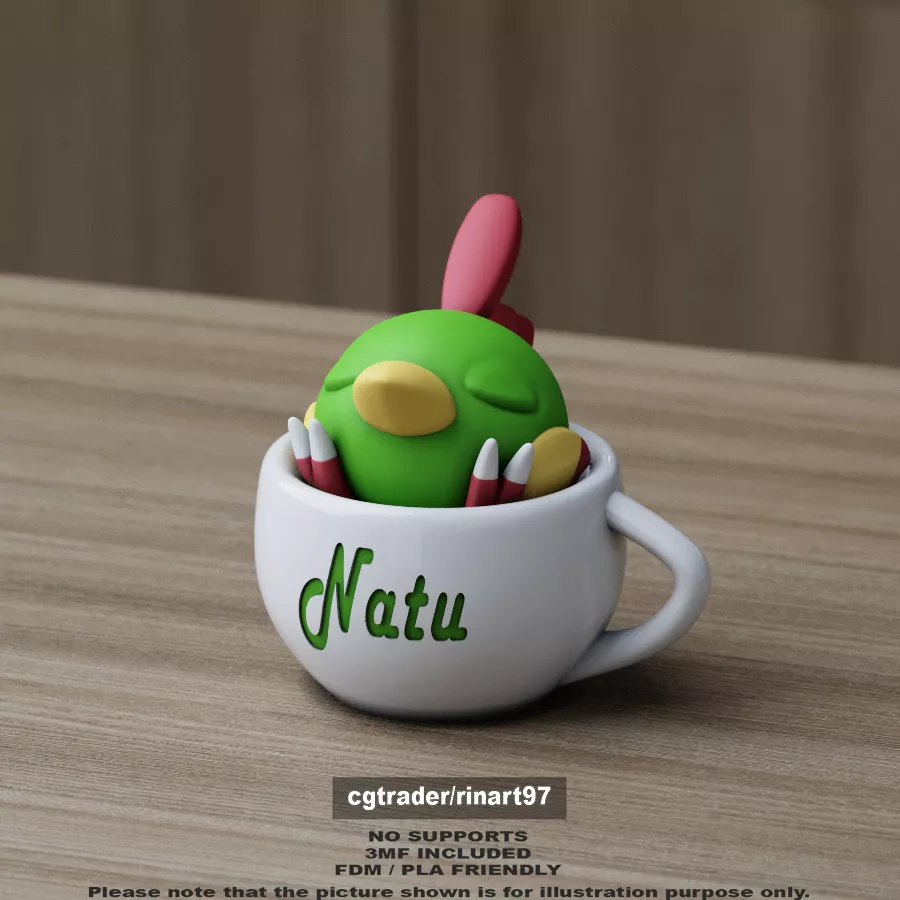 Natu chill cup 3D print model