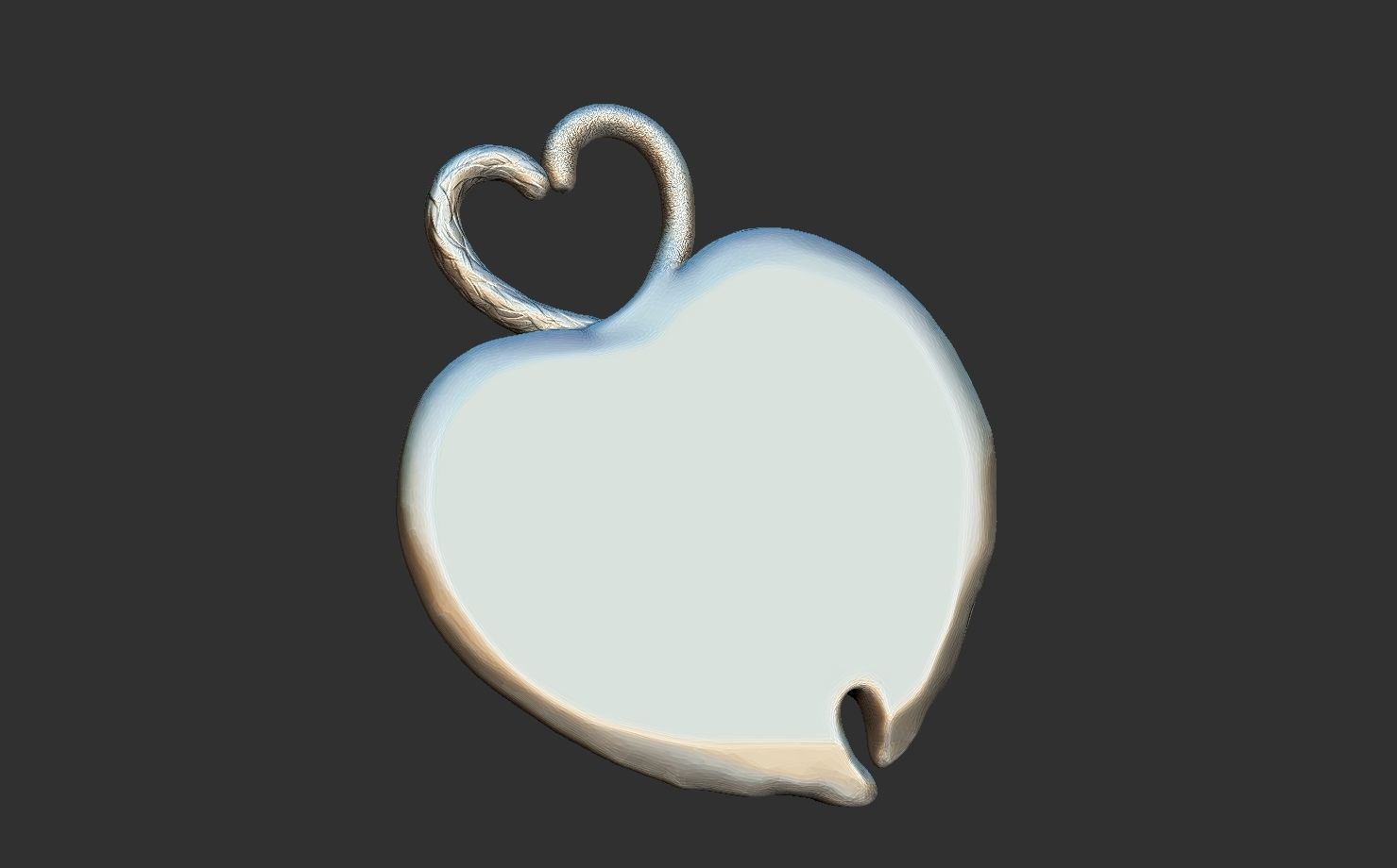 3d Printable cat Pendant 3D print model 3D print model_2