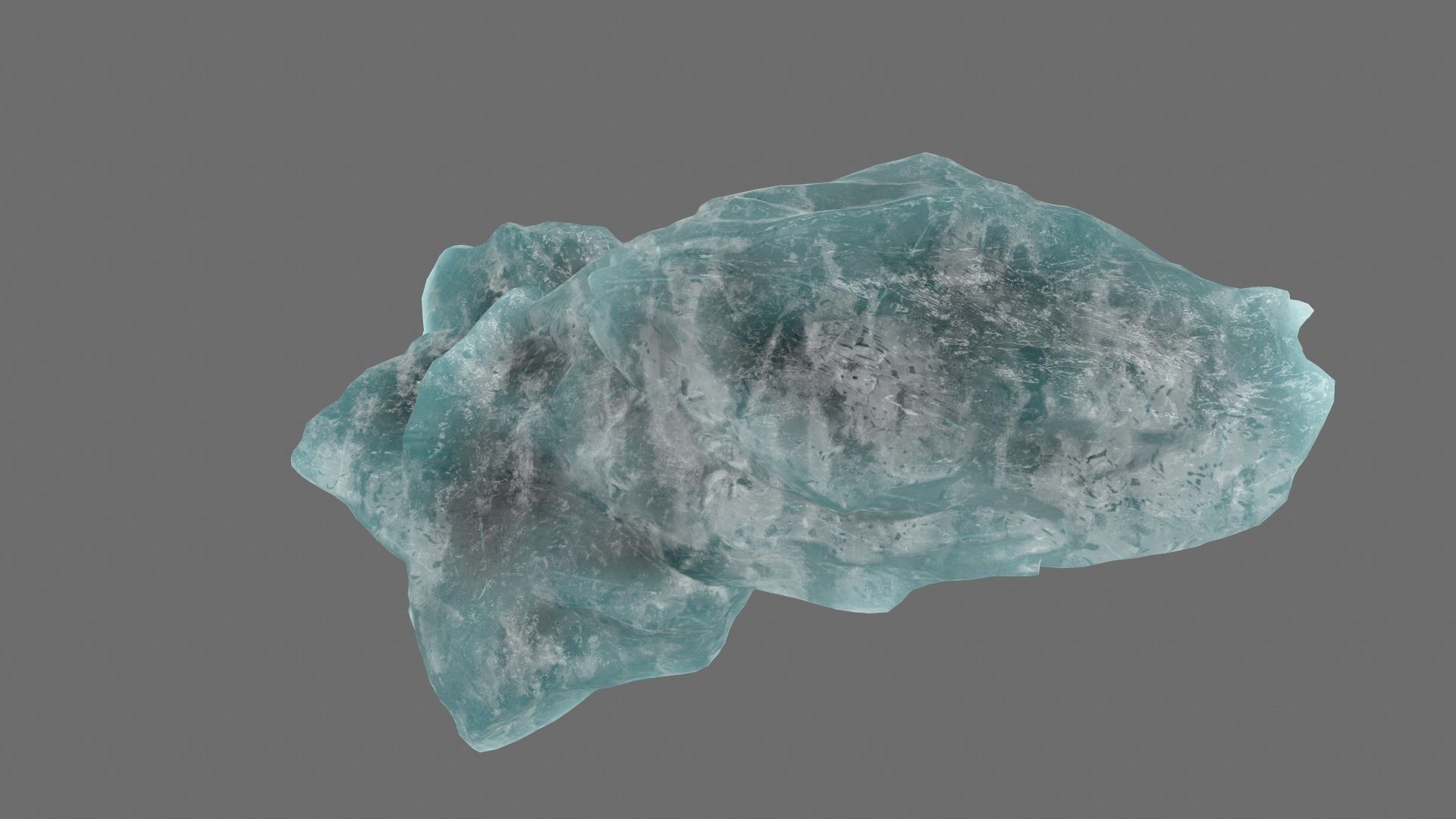 ice mountain Low-poly 3D model_13