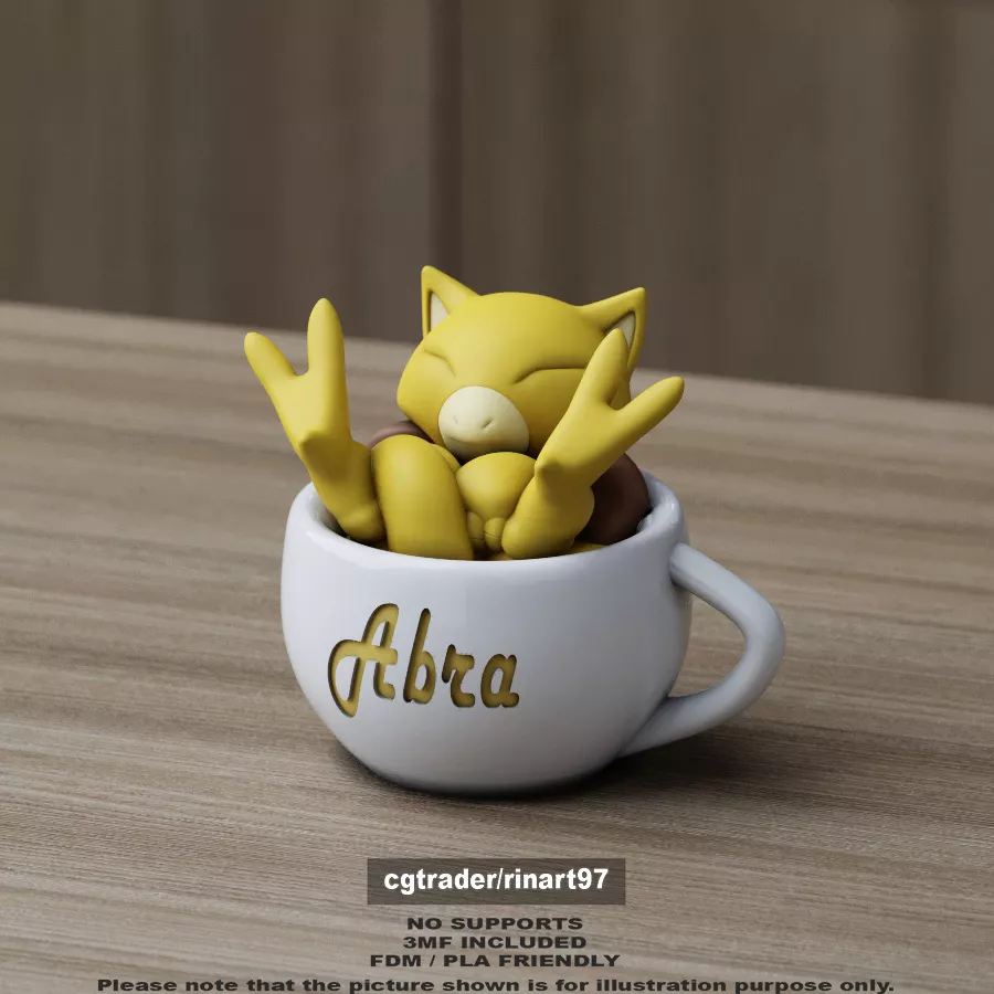 Abra chill cup 3D print model
