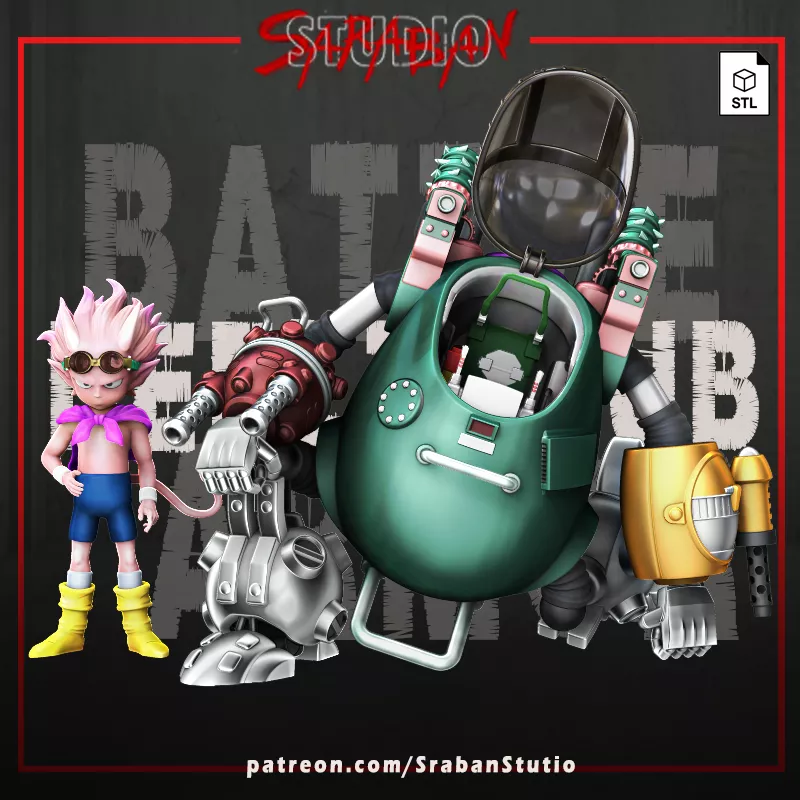 Beelzebub Robot Zandland STL File For 3DPrinting 3D print model