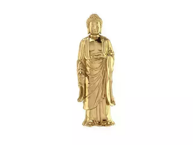 Pendant buddha in gold