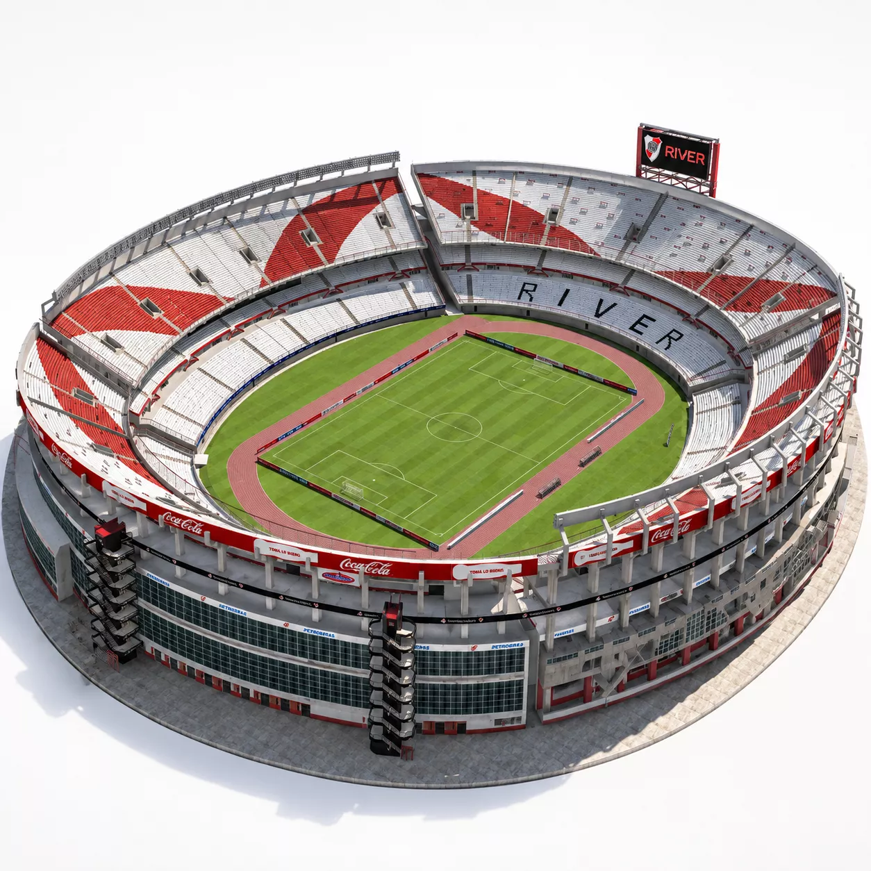 Estadio Monumental River Plate Stadium Buenos Aires 3D model