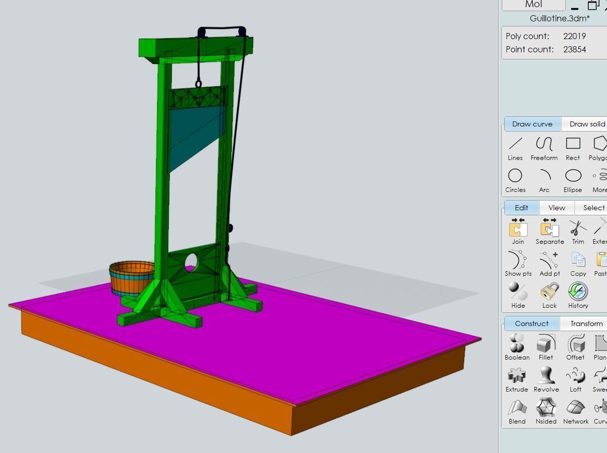 Guillotine - 3D model_11