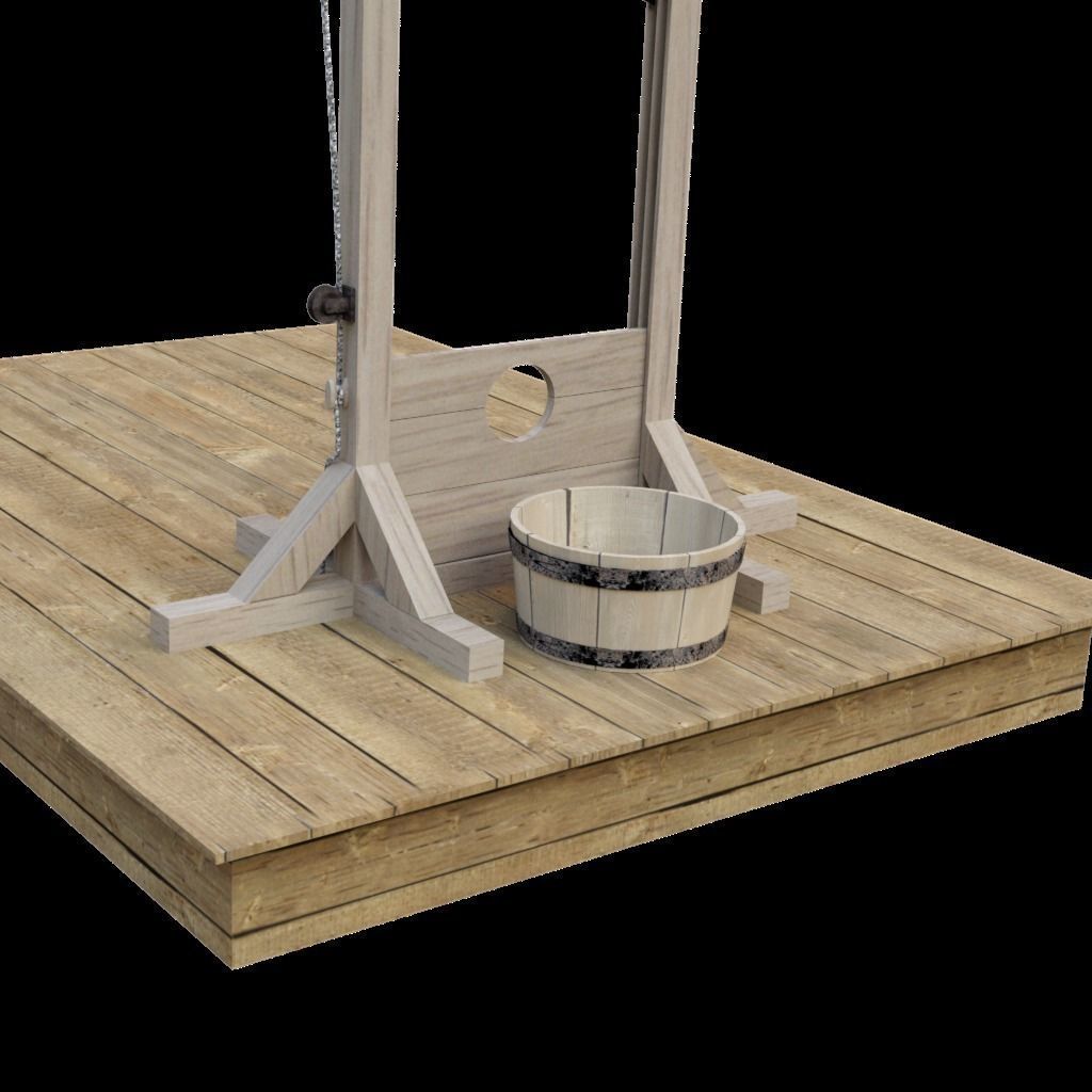 Guillotine - 3D model_8