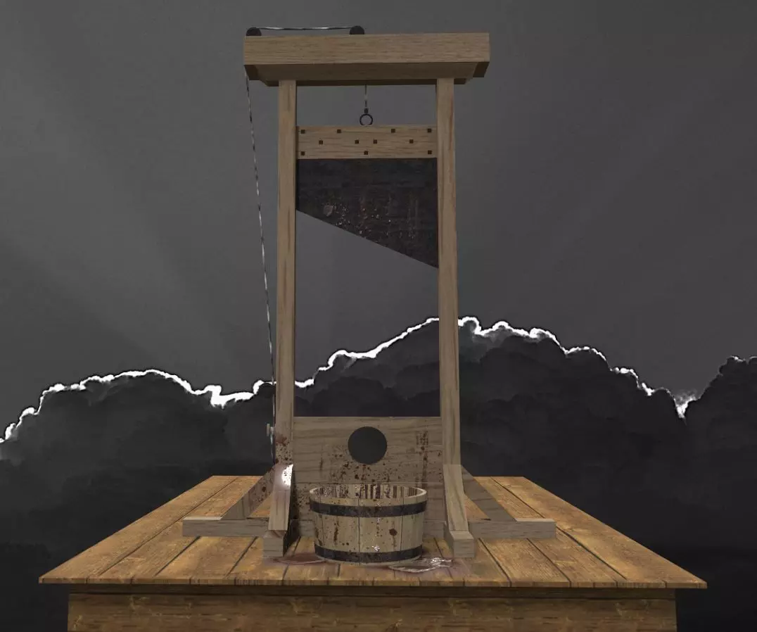 Guillotine - 3D model_0