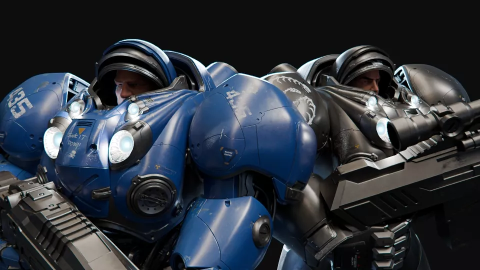 Marine - Starcraft 2 - Heroic Version 3D print model