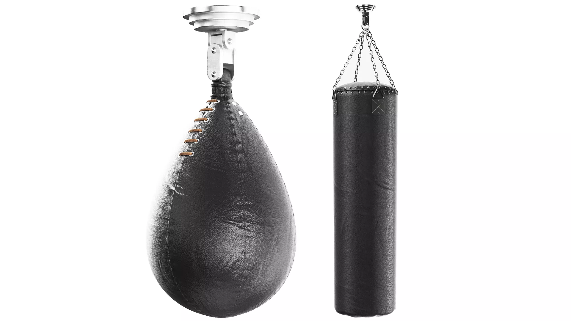 Two Boxing Bags 3D model