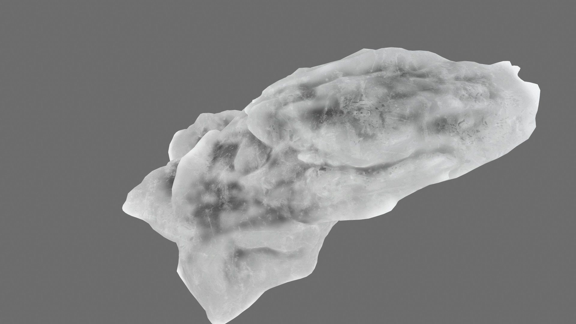 ice mountain Low-poly 3D model_11