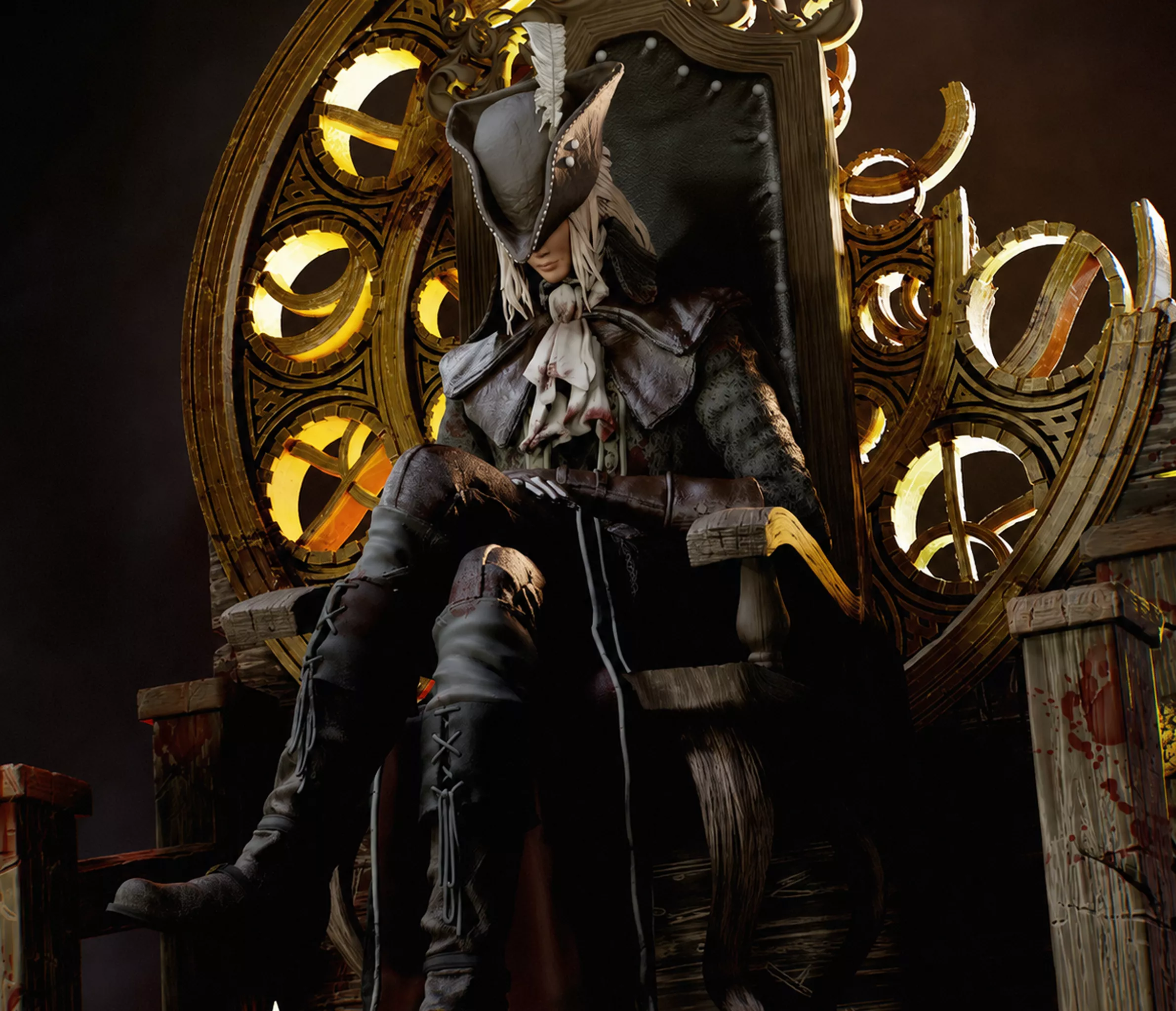 Lady Maria Bloodborne 3D Print Model 3D print model