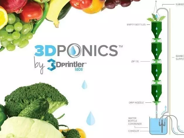 Free Hydroponics System - All 3Dponics source files - 3D-prin... Free 3D print model_0