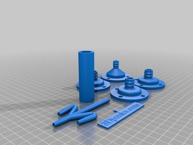 Free Hydroponics System - All 3Dponics source files - 3D-prin... Free 3D print model_35