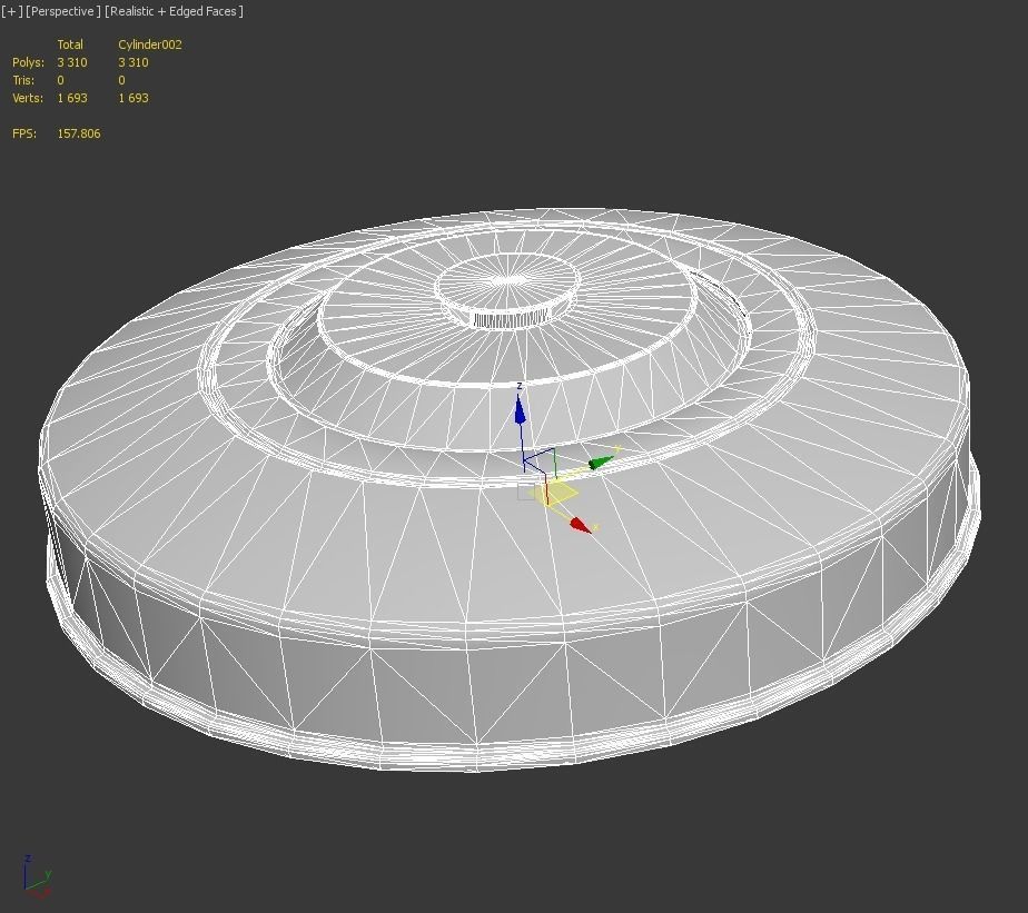 Anti-Tank Land Mine MK-7 Low-poly 3D model_4