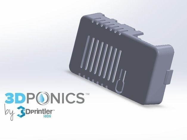 Odroid U3 Case for Internet Enabled 3Dponics Hydroponics System Free 3D print model_5