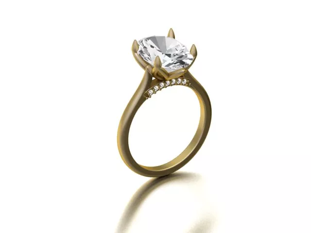 Free Engagement Ring Free 3D print model