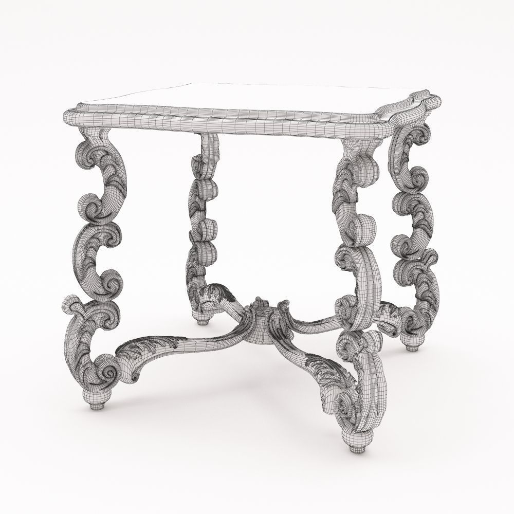 Seven Sedie Small table Firenze 3D model_1
