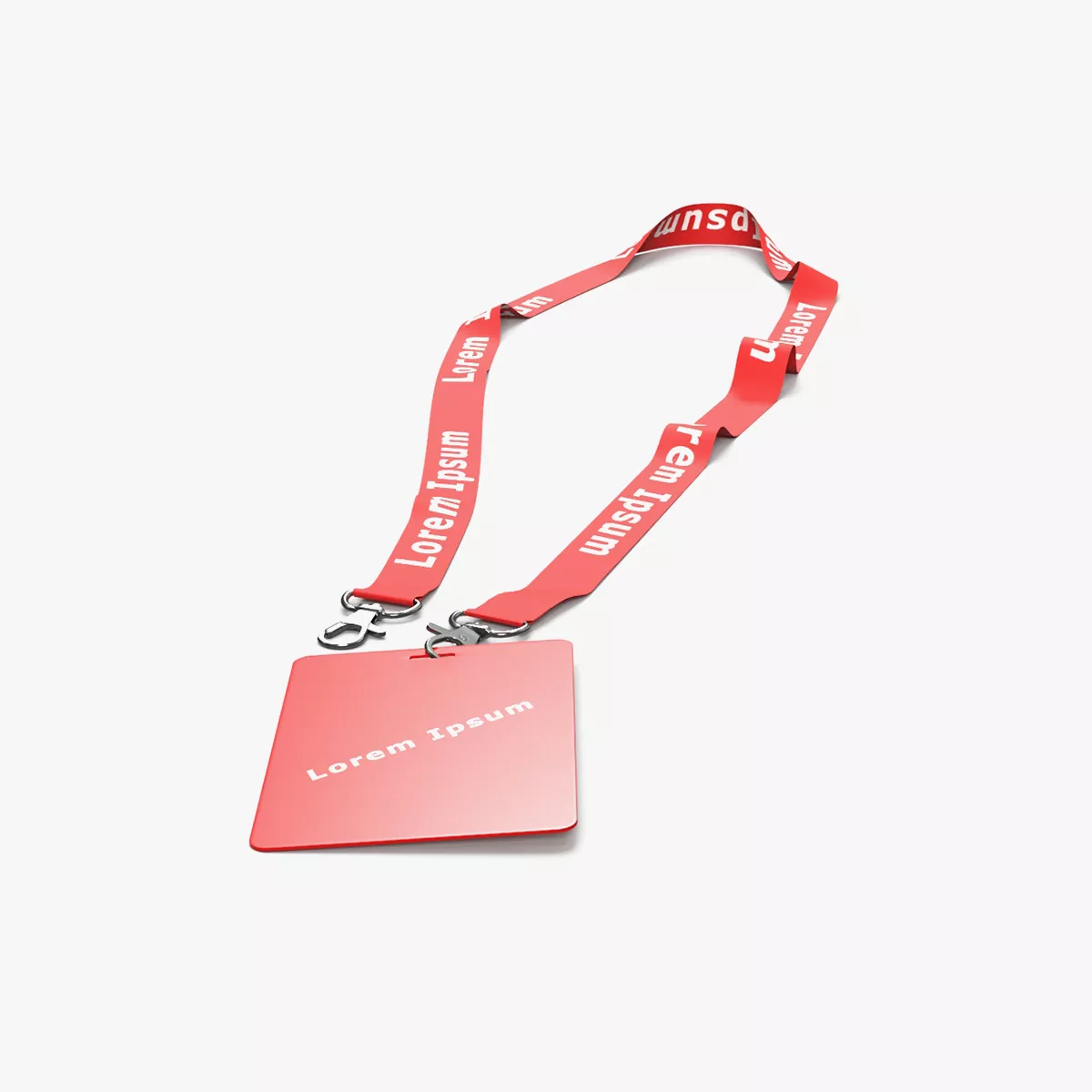Lanyard V2 Low-poly 3D model