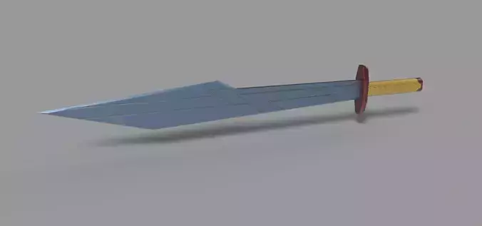 Thors second sword from Thor Ragnarok 3D model
