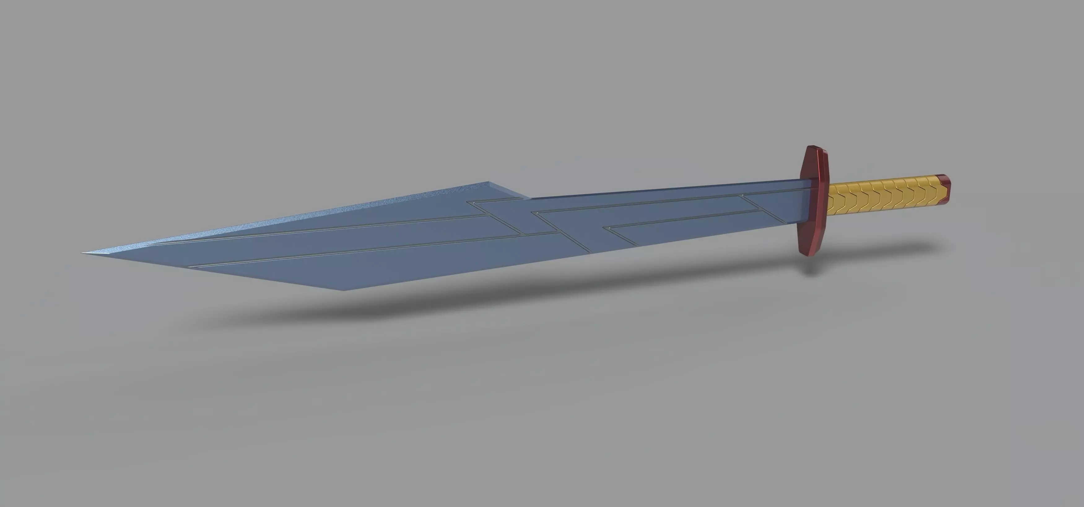 Thors second sword from Thor Ragnarok 3D model_0