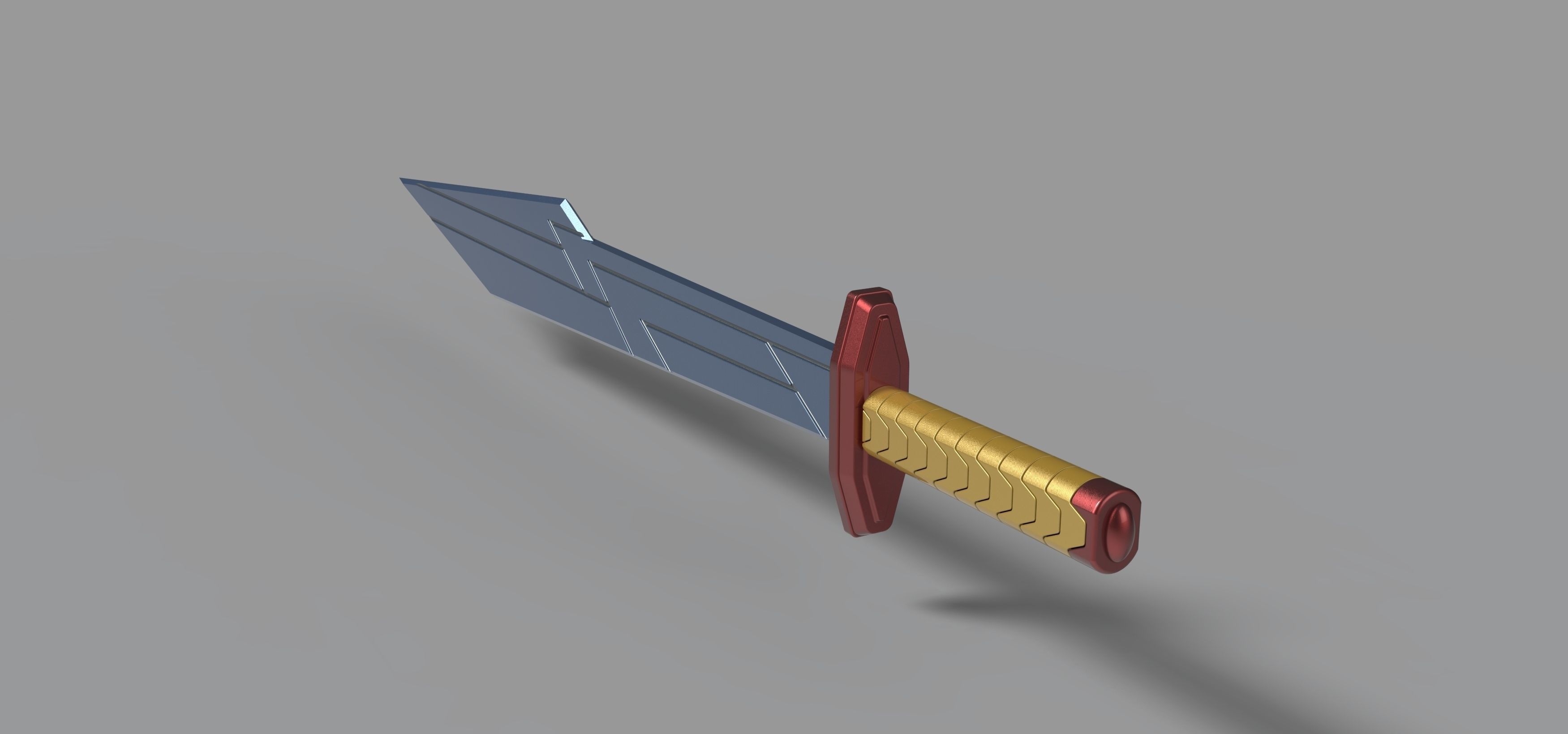 Thors second sword from Thor Ragnarok 3D model_6